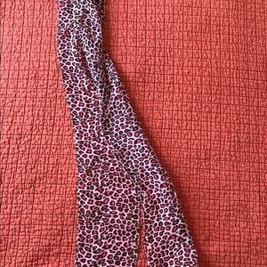 Fun PINK (punk) Leopard Sheer Scarf